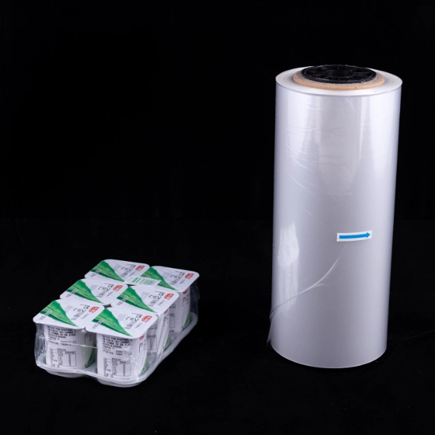 Clear Package Material POF Shrink Film Food Plastic Film Rolls Polyethylene Heat Film Shrink Wrap Bag